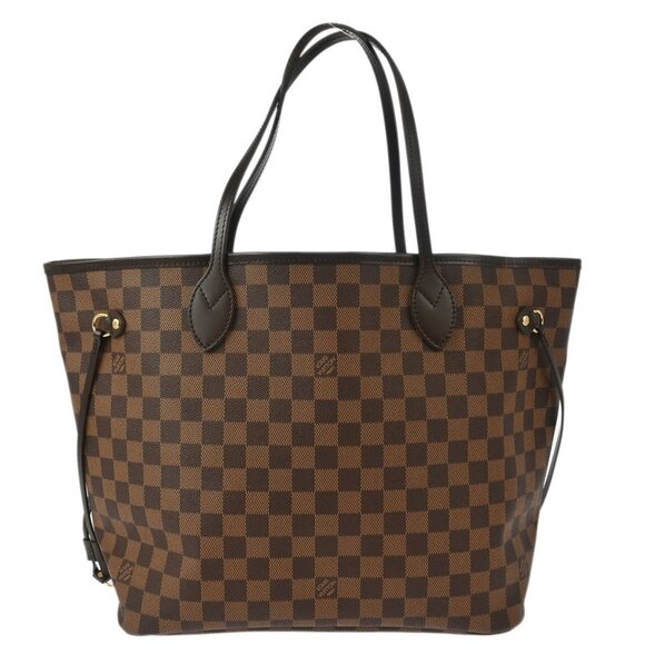 Louis Vuitton Damier Neverfull MM Shoulder Tote Bag N51105 AR5112 195671 - Picture 1 of 10